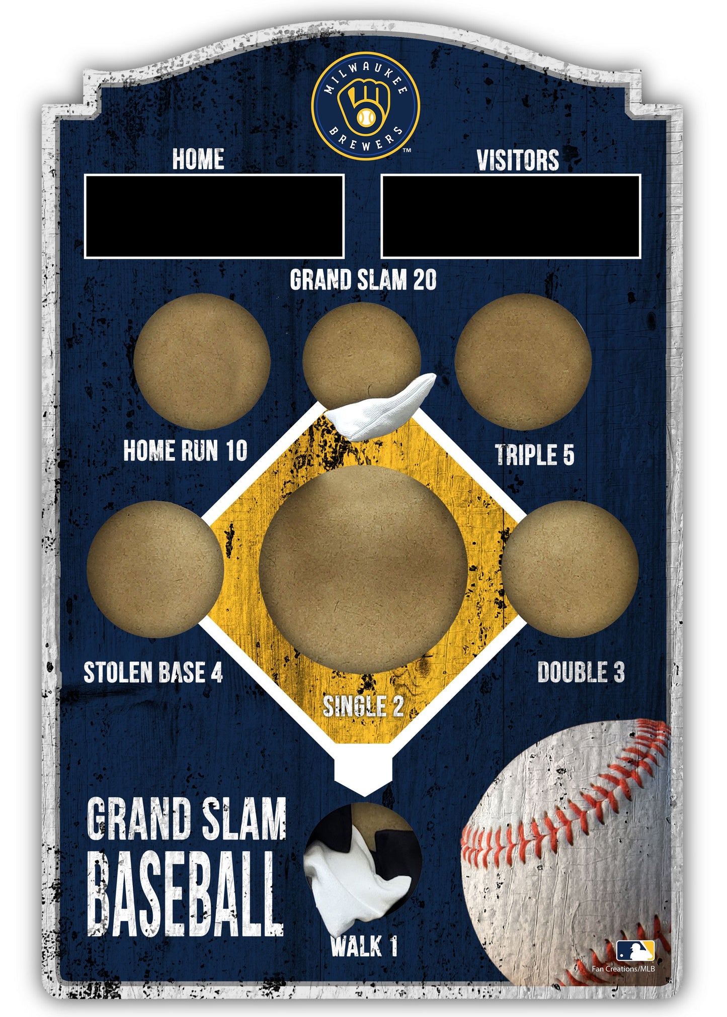 Milwaukee Brewers Baseball Bean Bag Toss