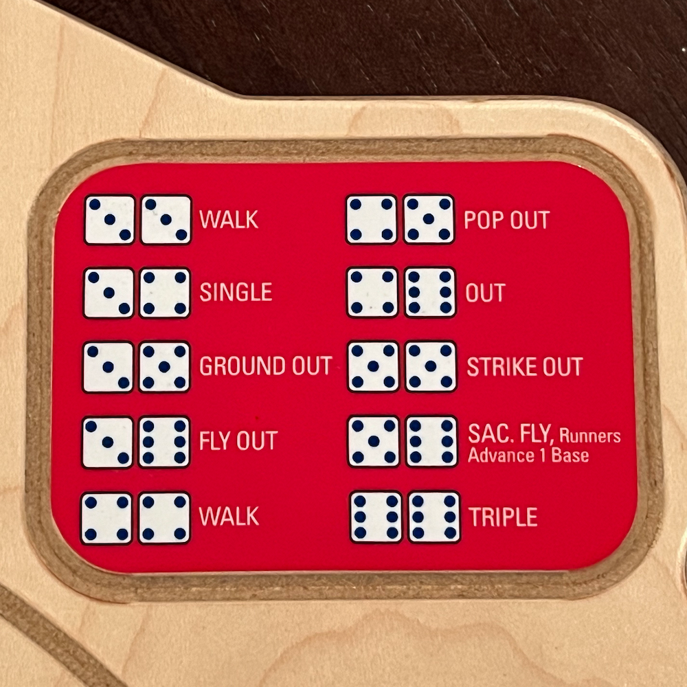 Chicago Cubs Baseball Game with Dice