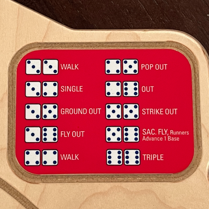 Toronto Blue Jays Baseball Board Game with Dice