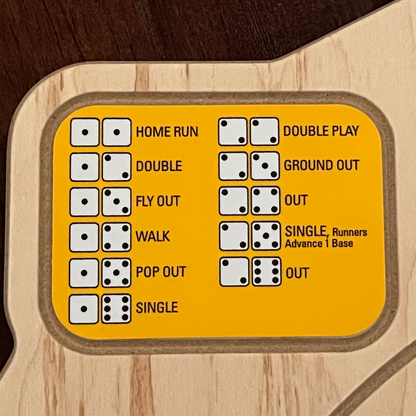 San Diego Padres Baseball Board Game with Dice
