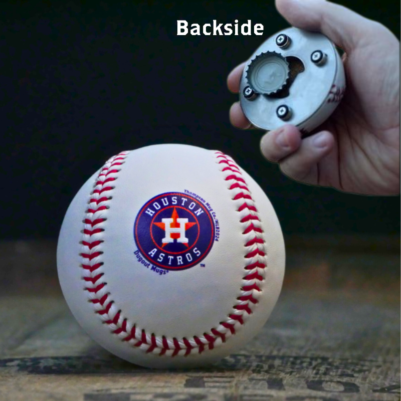 Choose From All 30 MLB Team Cutters - Half Baseball Bottle Opener