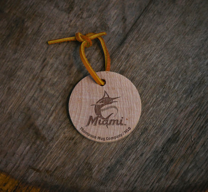 Choose From All 30 MLB Team Bat Slice | Keychains
