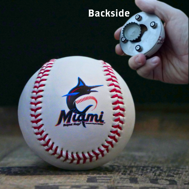 Choose From All 30 MLB Team Cutters - Half Baseball Bottle Opener