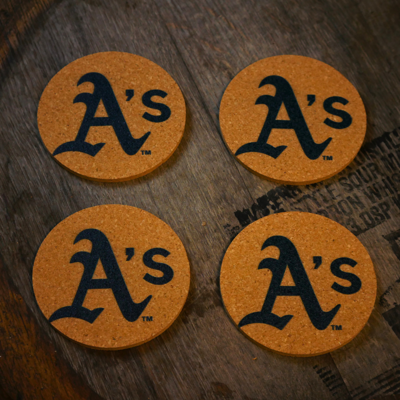 New Athletics Cork Coaster