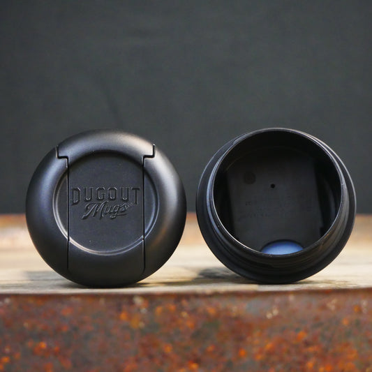 metal dugout mug lids 2 pack