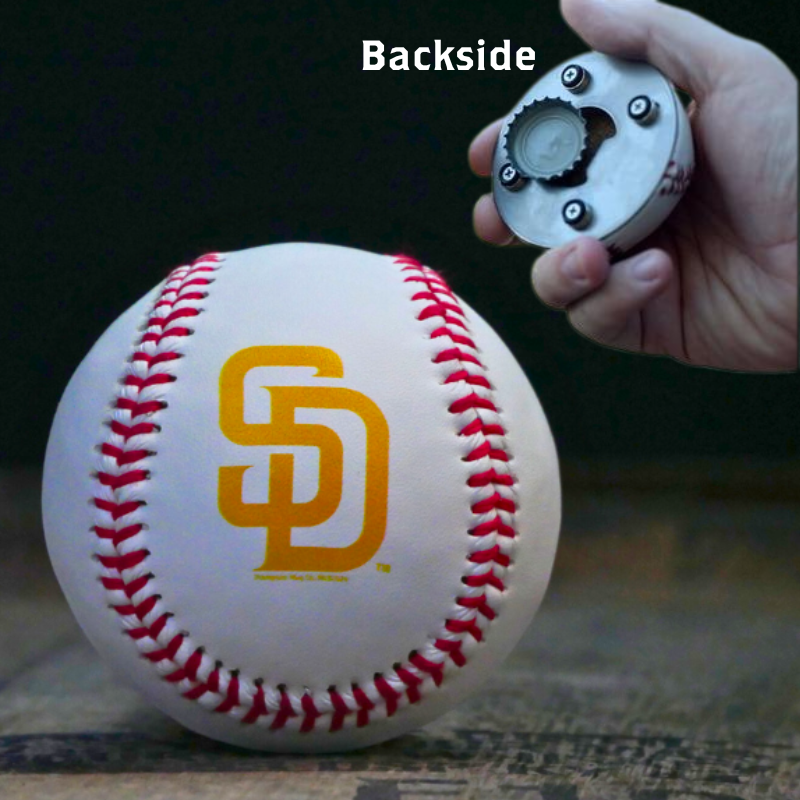 Choose From All 30 MLB Team Cutters - Half Baseball Bottle Opener