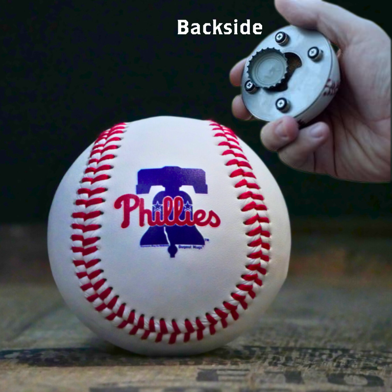 Choose From All 30 MLB Team Cutters - Half Baseball Bottle Opener