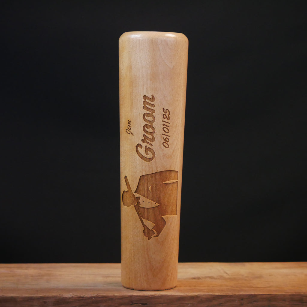 Groomsman Gift - Custom Tuxedo With Bat - Dugout Mug Landscape