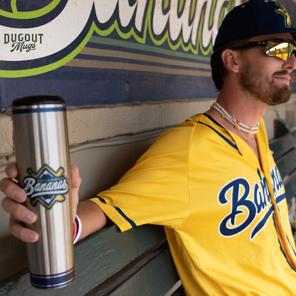 Savannah Bananas "Diamond" Dugout Mug® | Stainless Steel Baseball Bat Mug