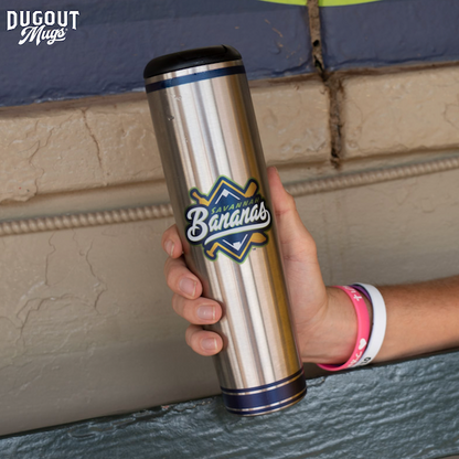 Savannah Bananas "Diamond" Dugout Mug® | Stainless Steel Baseball Bat Mug