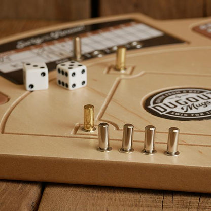 Dugout mugs baseball boardgame closeup