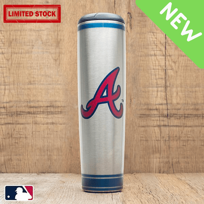 altlanta braves metal bat mug