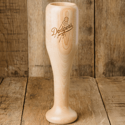 baseball bat wine glass Los Angeles Dodgers